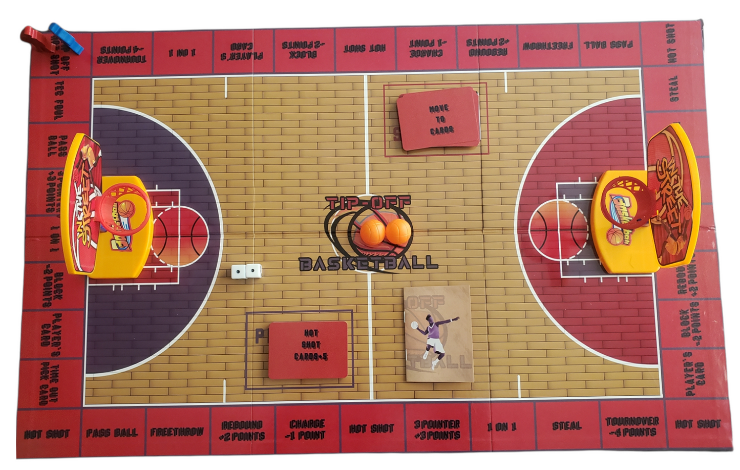 TIP-OFF BASKETBALL BOARD GAME